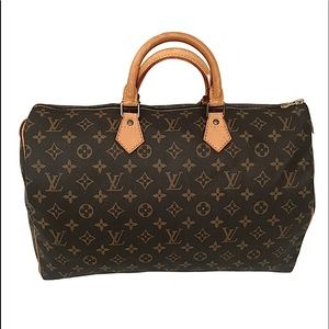 Vintage Louis Vuitton Monogram Speedy40 LeatherBag